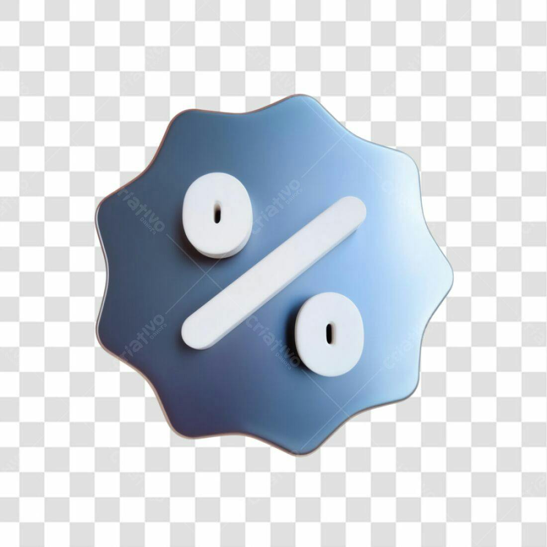Icone Desconto Porcentagem PNG com fundo transparente