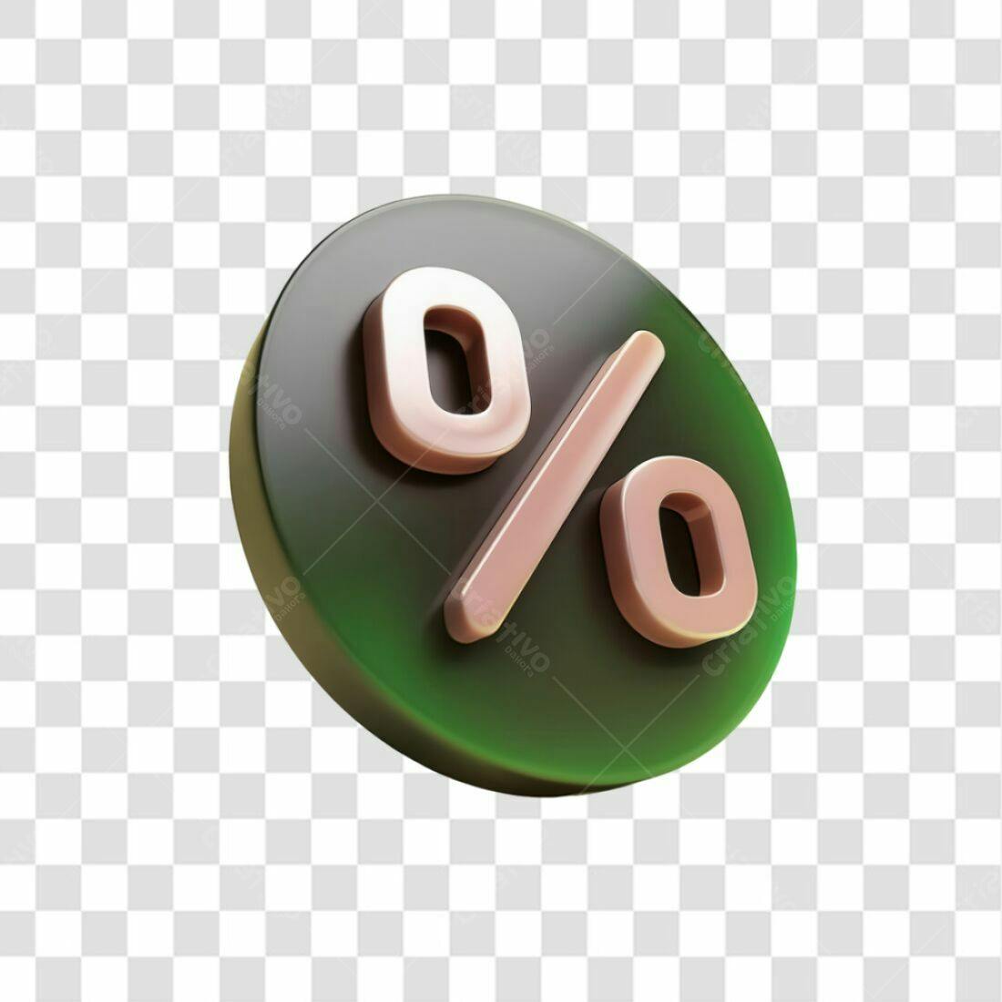 Ícone de Porcentagem para Promoções PNG com fundo transparente