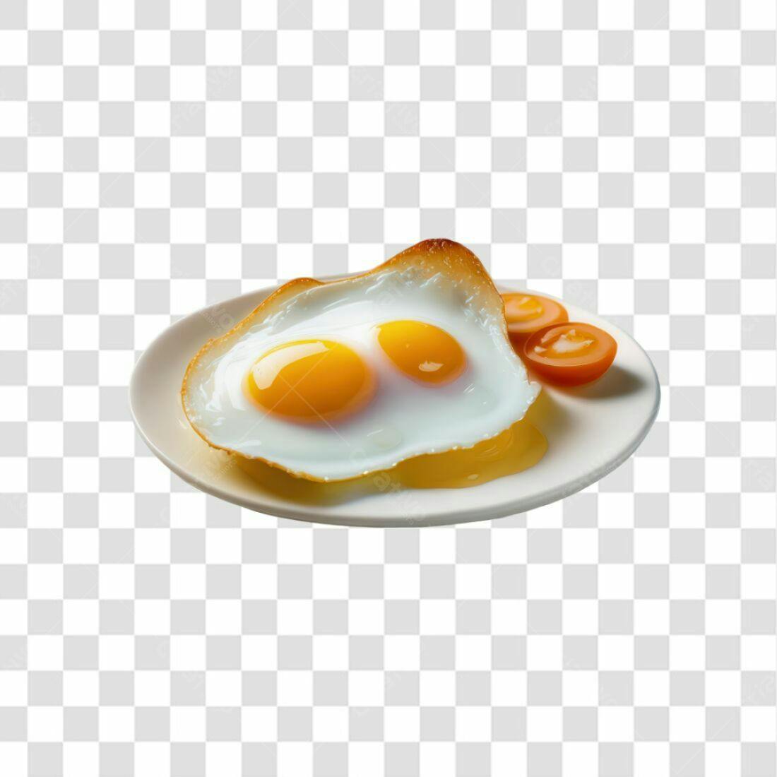 Icone de café da manhã Ovos Fritos PNG com fundo transparente