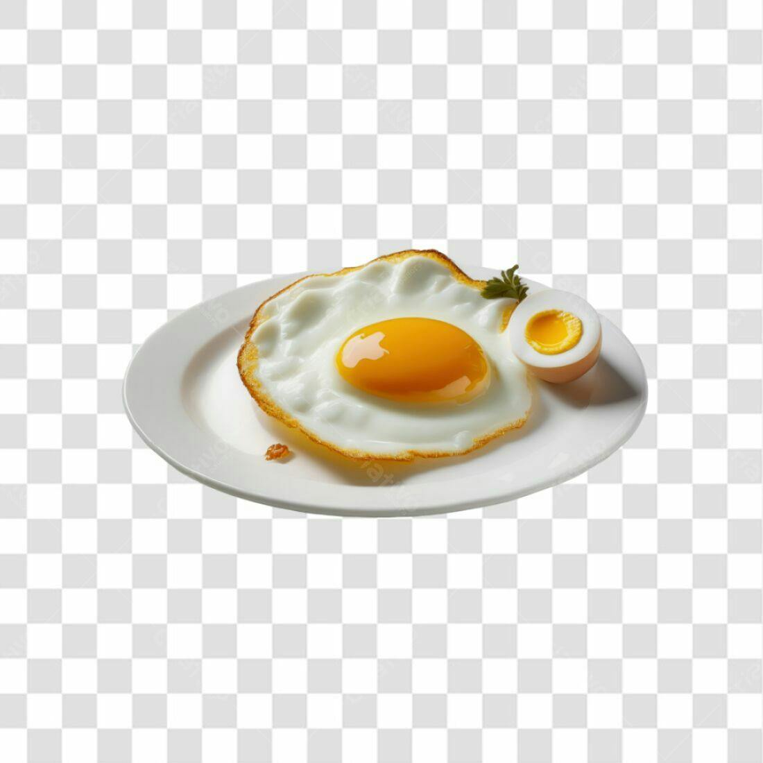 Icone de Ovo Frito PNG com fundo transparente