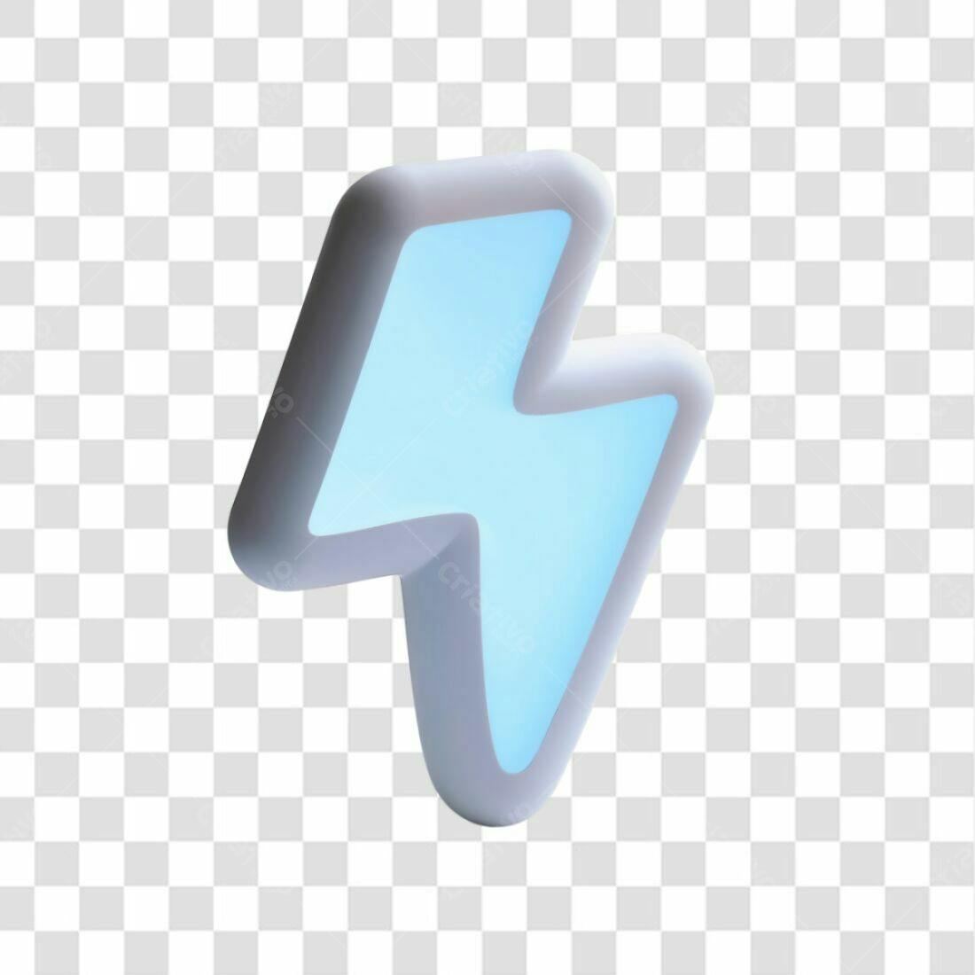 Icone Raio PNG com fundo transparente