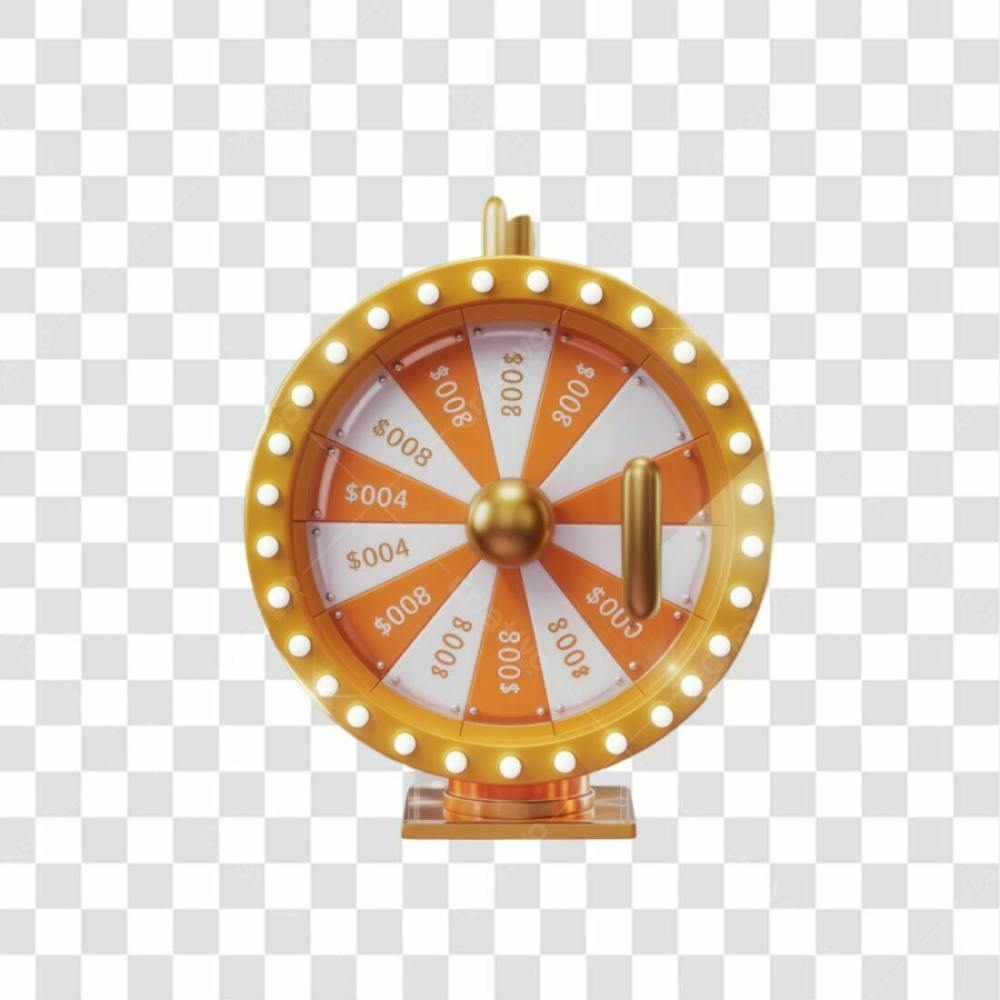 Selo 3D Render Roleta Elemento Ícone Psd Png