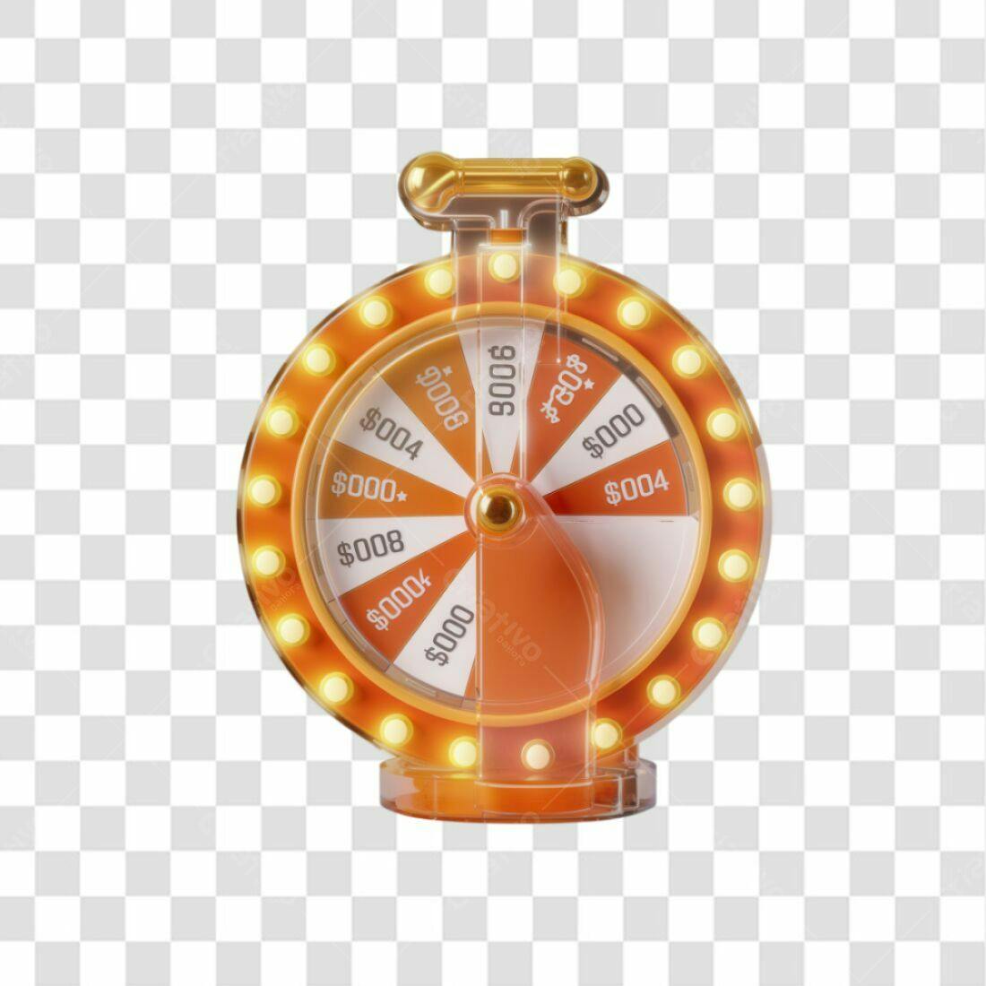 Icone Roda da Fortuna PNG com fundo transparente