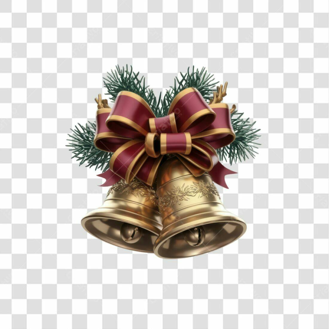 Icone Natal Sino Dourado PNG com fundo transparente