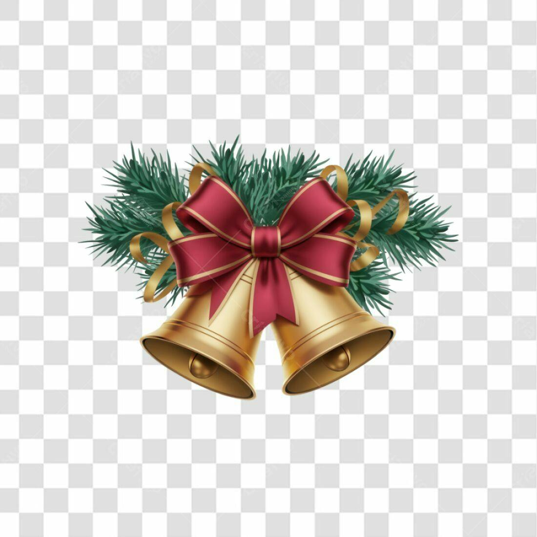 Icone Natal Sino Dourado PNG com fundo transparente