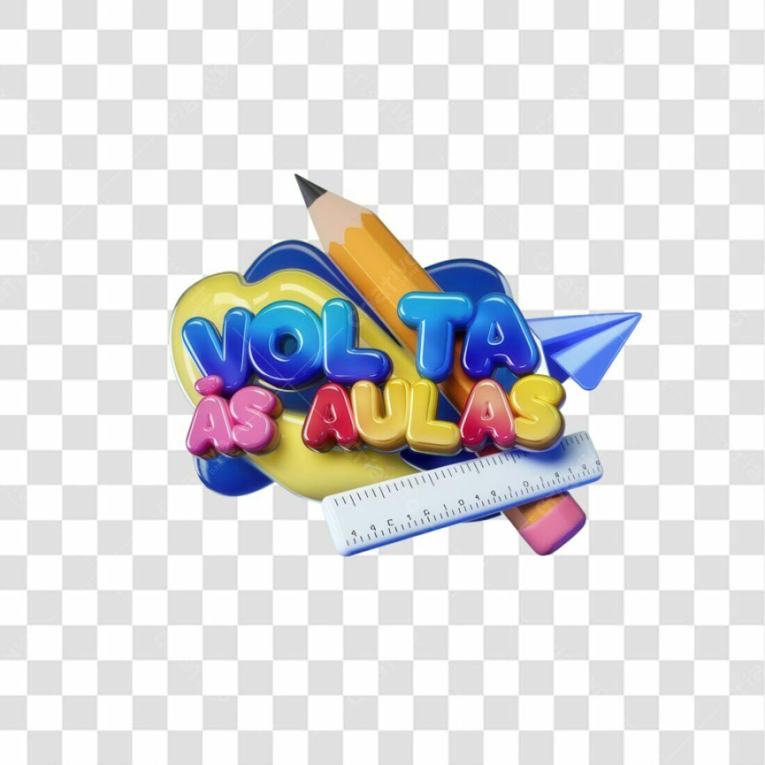 Icone Volta às Aulas PNG com fundo transparente