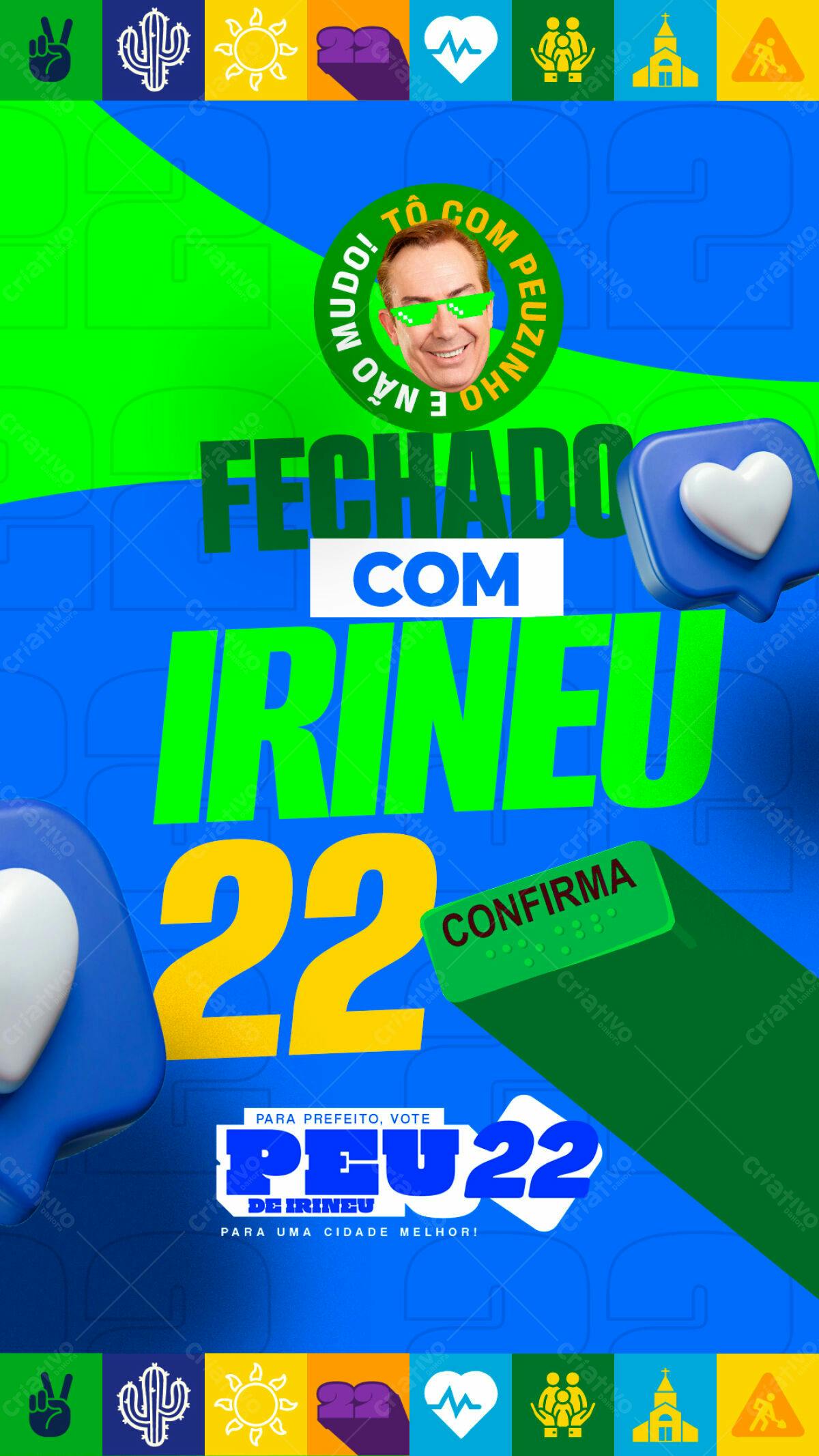 Flyer de Campanha Política PSD Editável