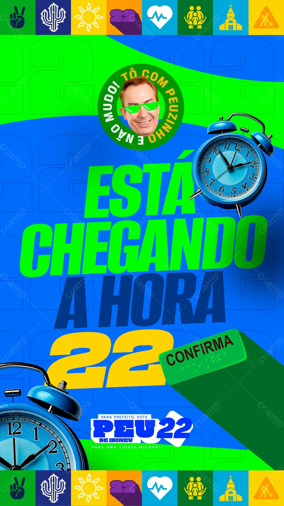 Flyer Eleições 2022 PSD Editável