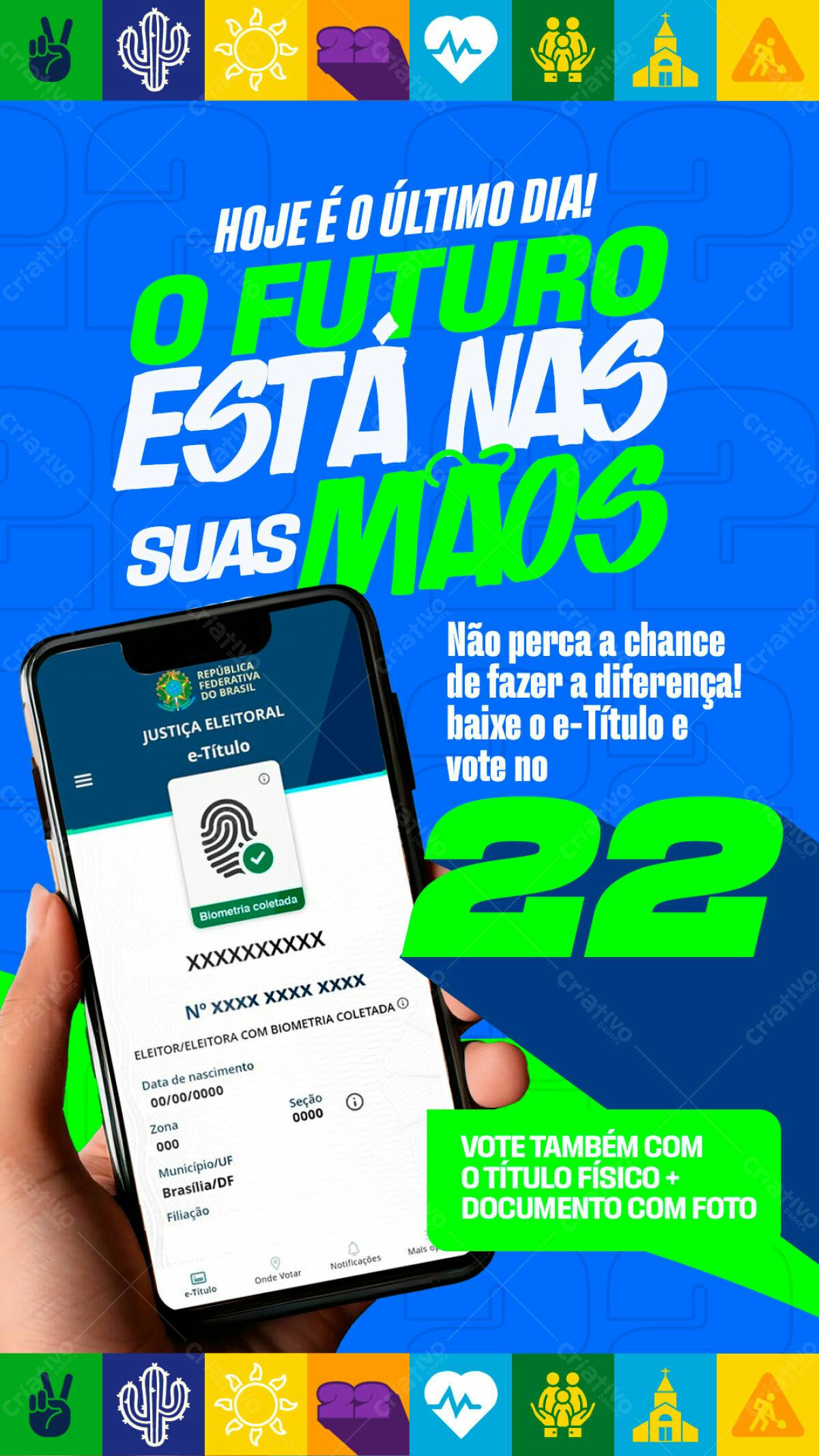 Flyer Eleições 2022 PSD Editável