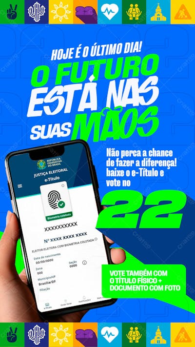Flyer Politico Frases Prefeito Vereador Deputado Stories Psd Editável 08