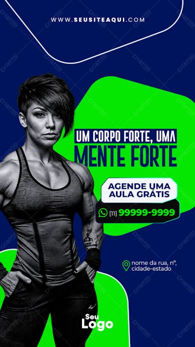 Story Academia Cross Fit Social Media