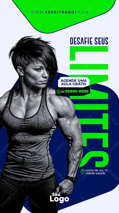 Story Academia Cross Fit Social Media