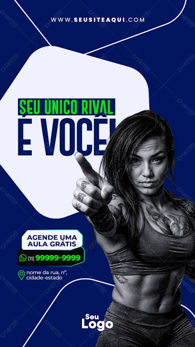 Story Academia Cross Fit Social Media