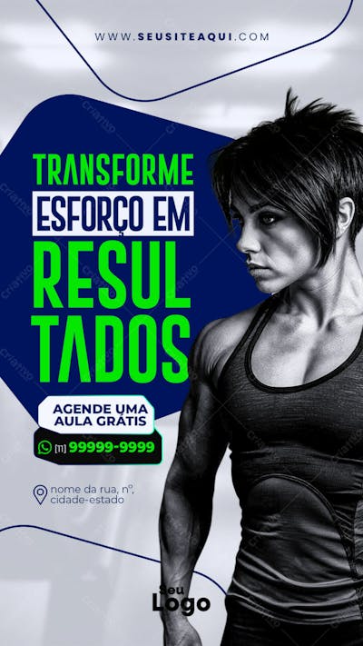 Story Academia Cross Fit Social Media