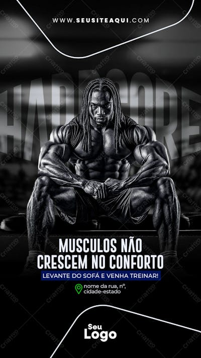 Story Academia Cross Fit Social Media
