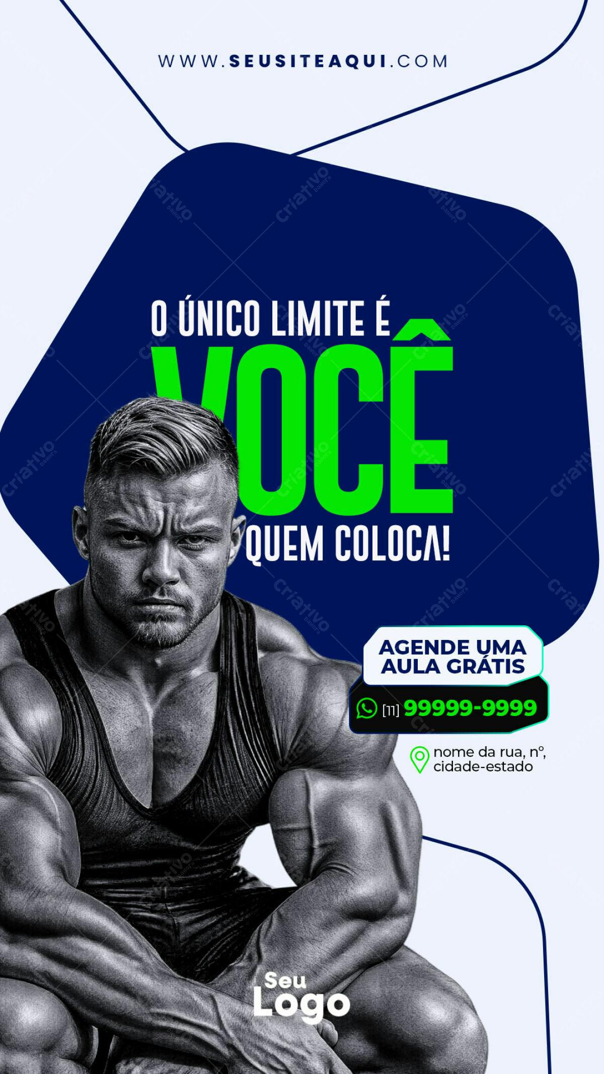Flyer Academia PSD Editável