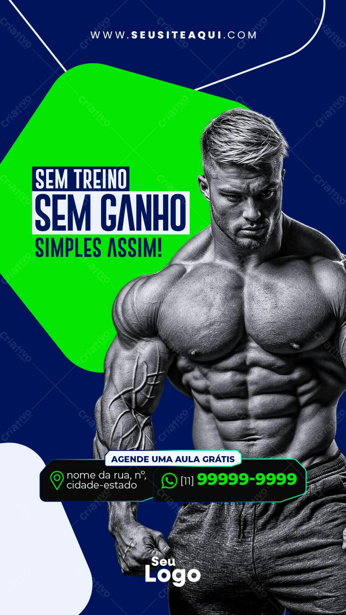Flyer Academia PSD Editável