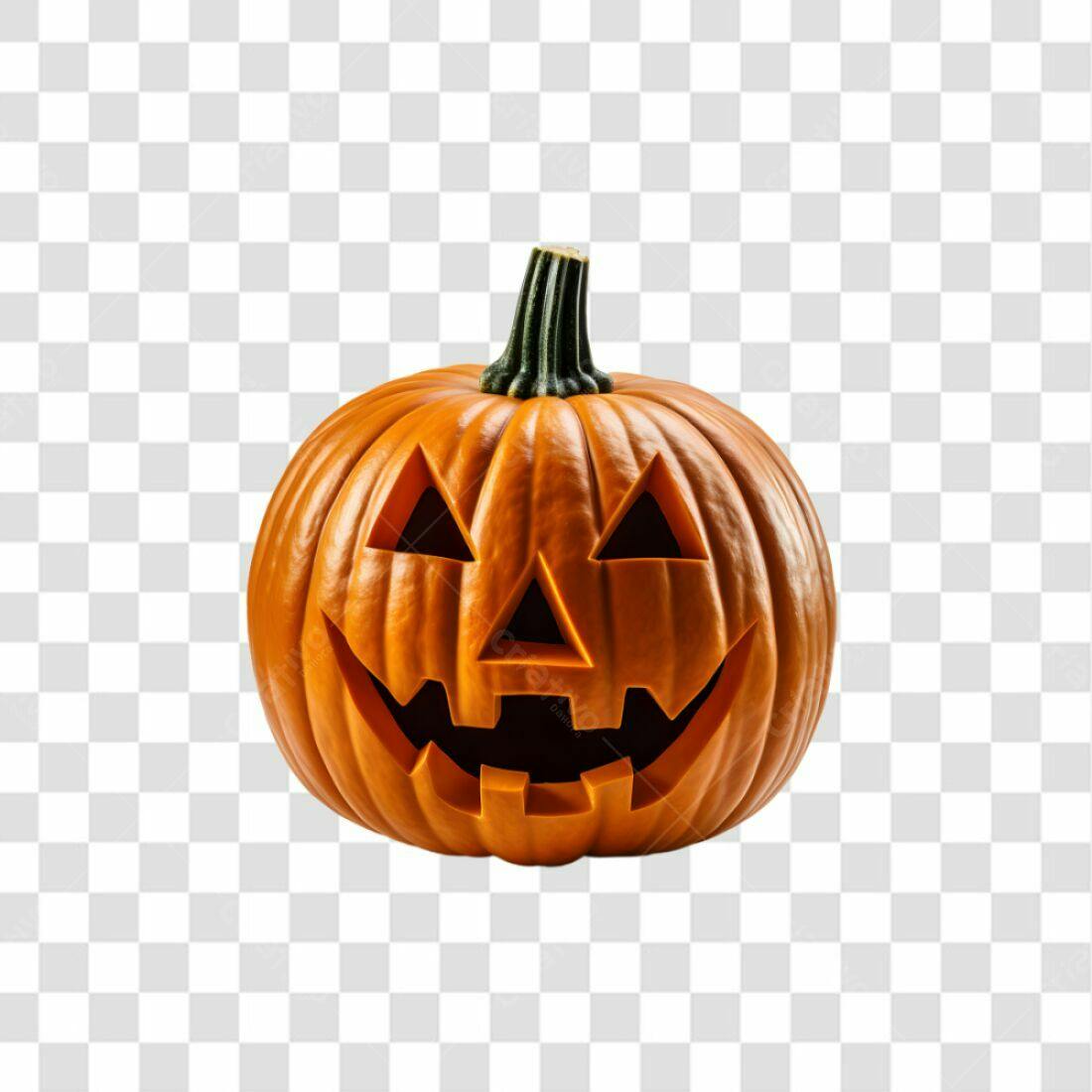 Icone Abóbora Halloween PNG com fundo transparente