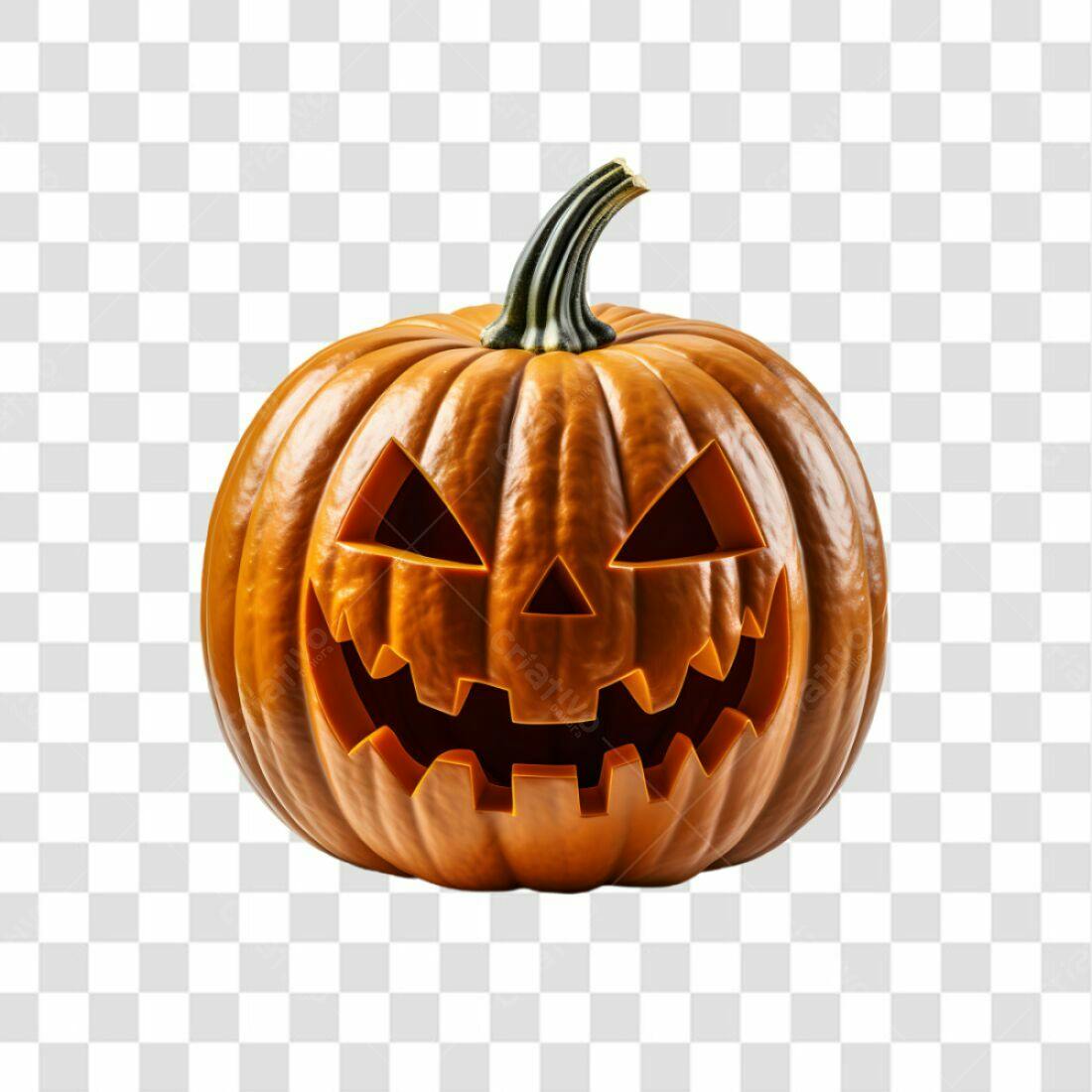 Icone Abóbora Halloween PNG com fundo transparente