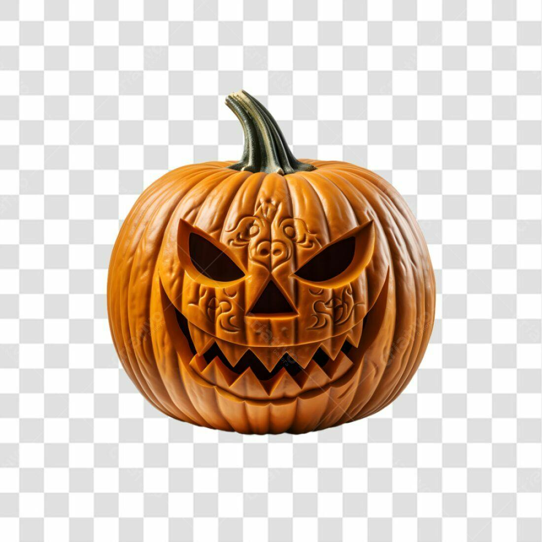 Icone Abóbora Halloween PNG com fundo transparente