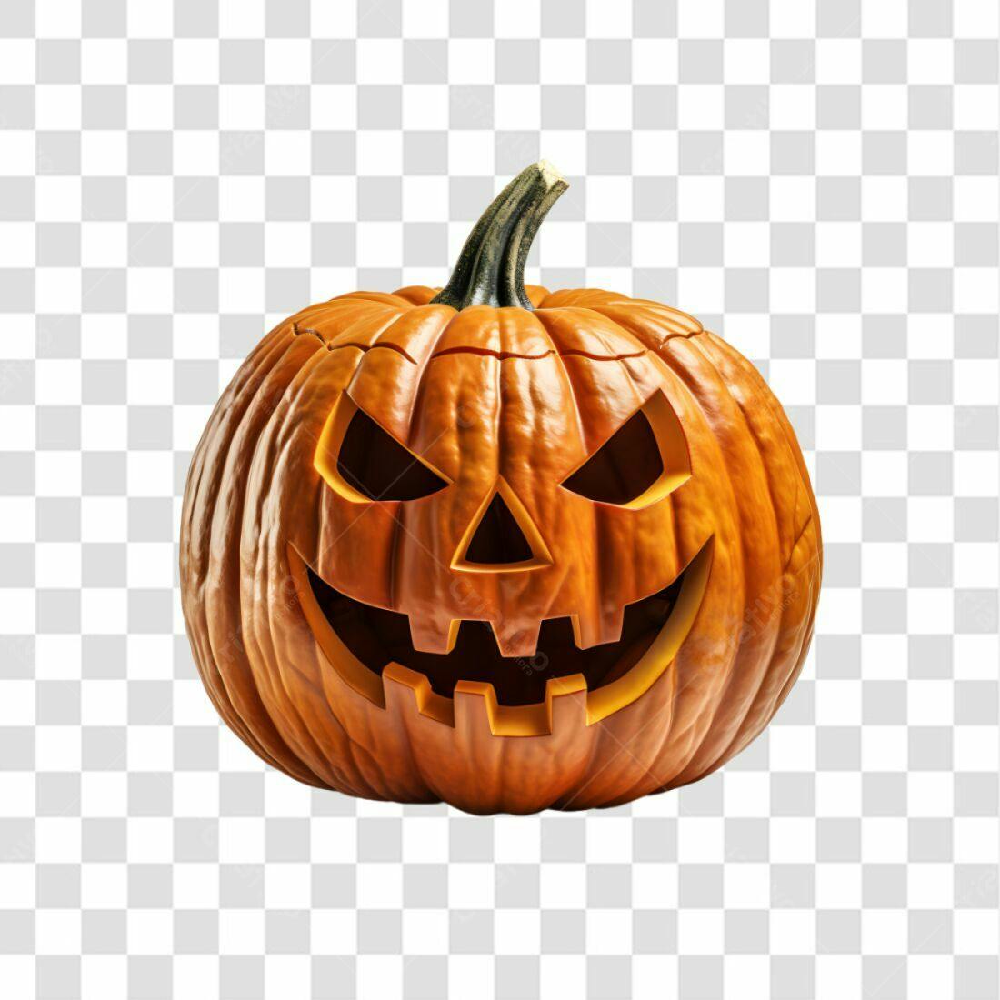 Icone Abóbora Halloween PNG com fundo transparente