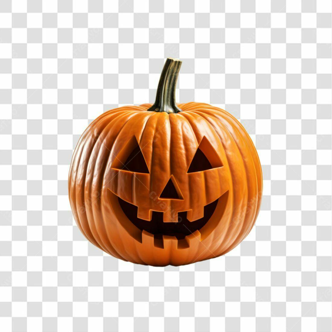 Icone Abóbora Halloween PNG com fundo transparente