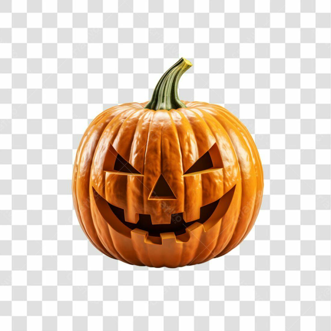 Icone Abóbora Halloween PNG com fundo transparente