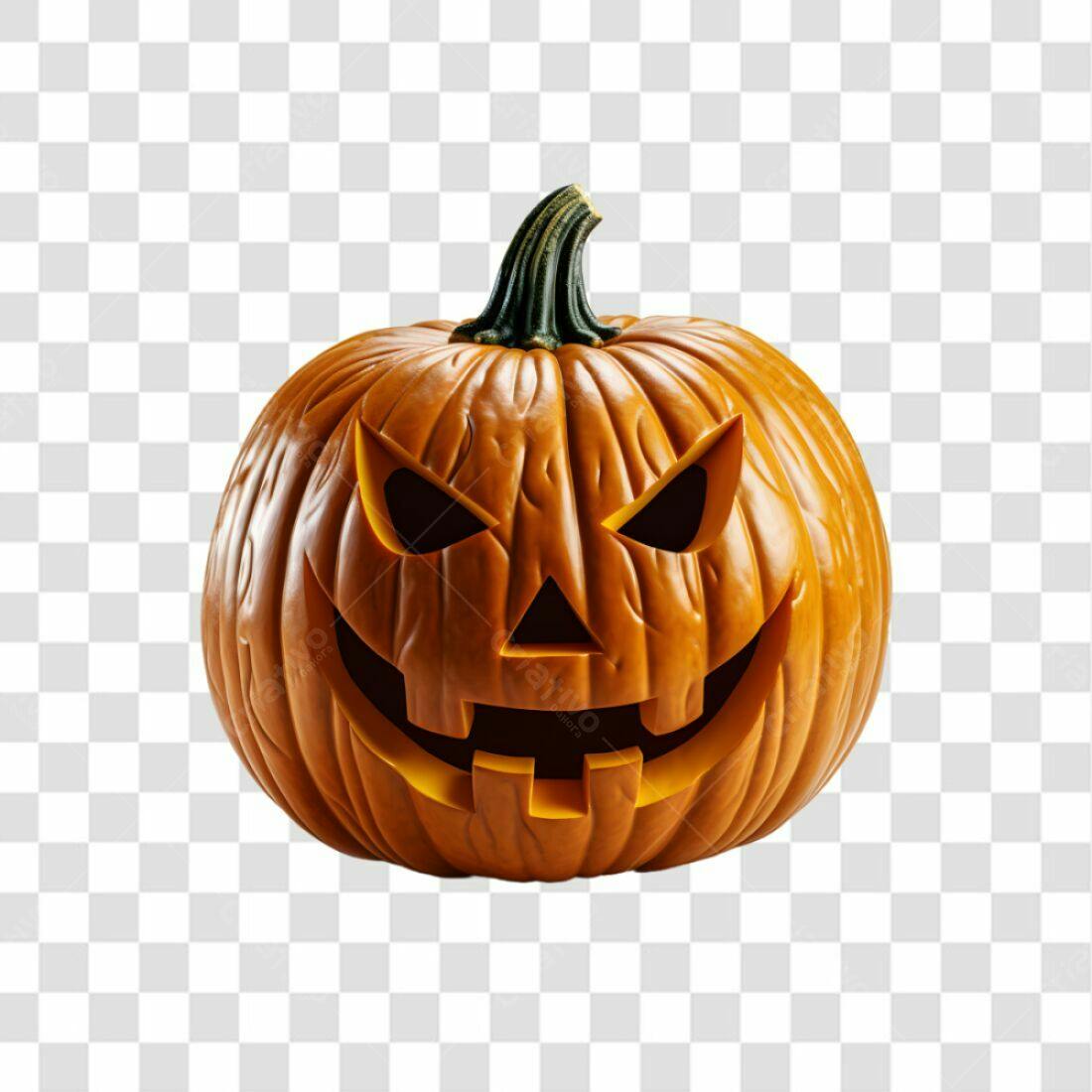 Icone Abóbora Halloween PNG com fundo transparente
