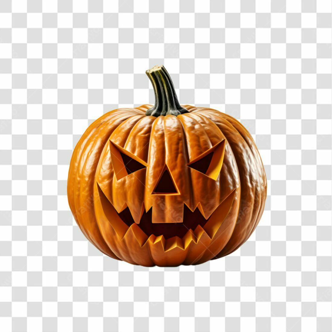 Icone Abóbora Halloween PNG com fundo transparente