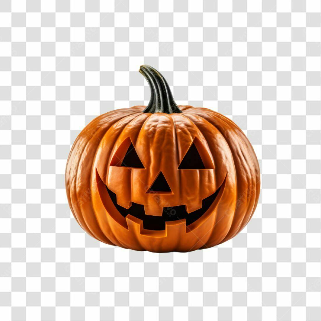 Icone Abóbora Halloween PNG com fundo transparente