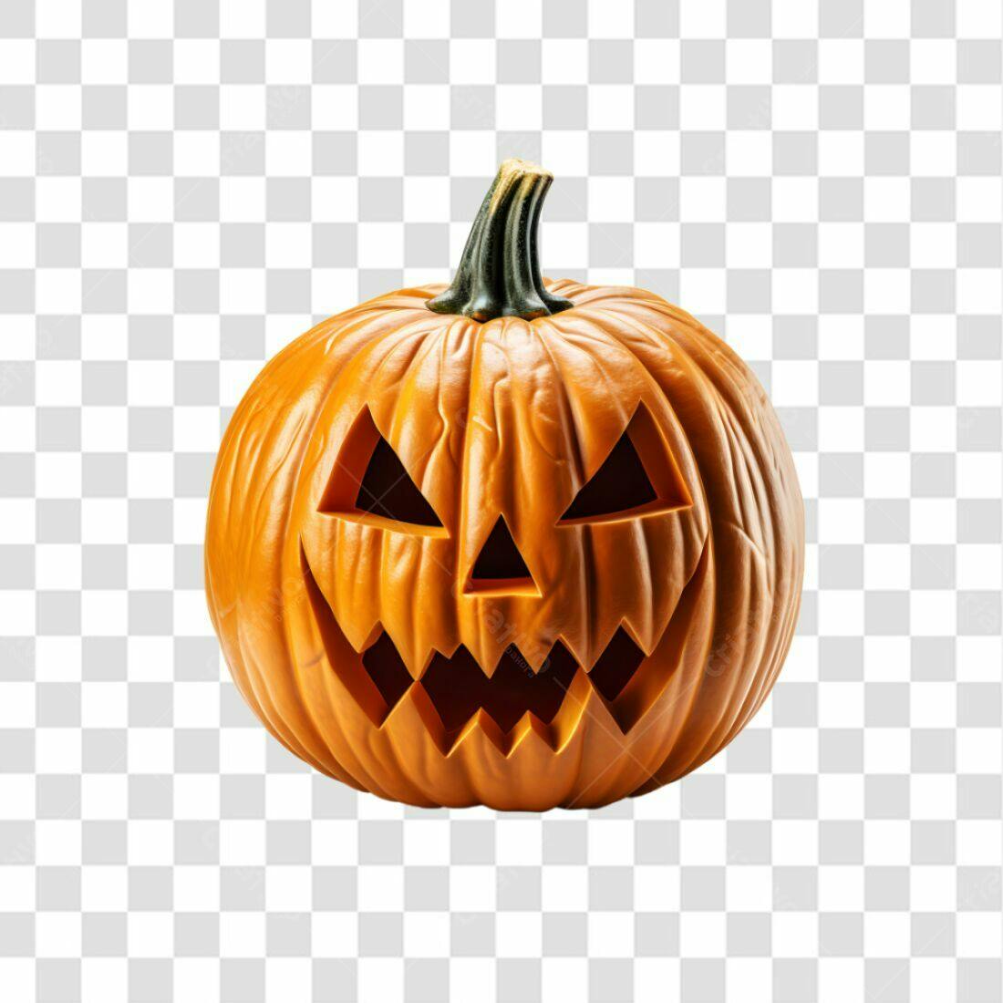 Icone Abóbora Halloween PNG com fundo transparente