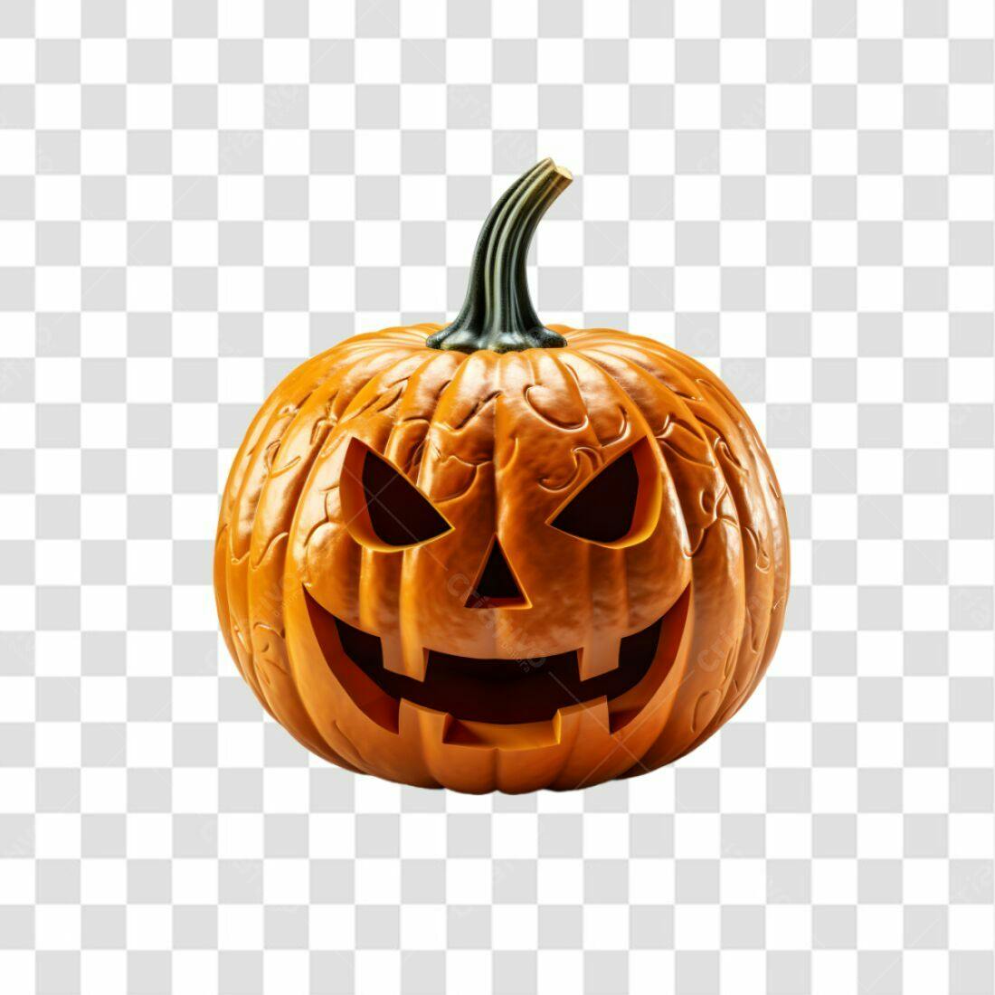 Icone Abóbora Halloween PNG com fundo transparente