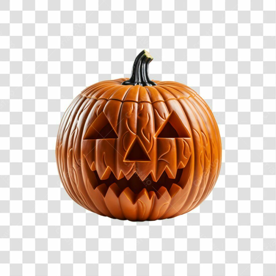 Icone Abóbora Halloween PNG com fundo transparente