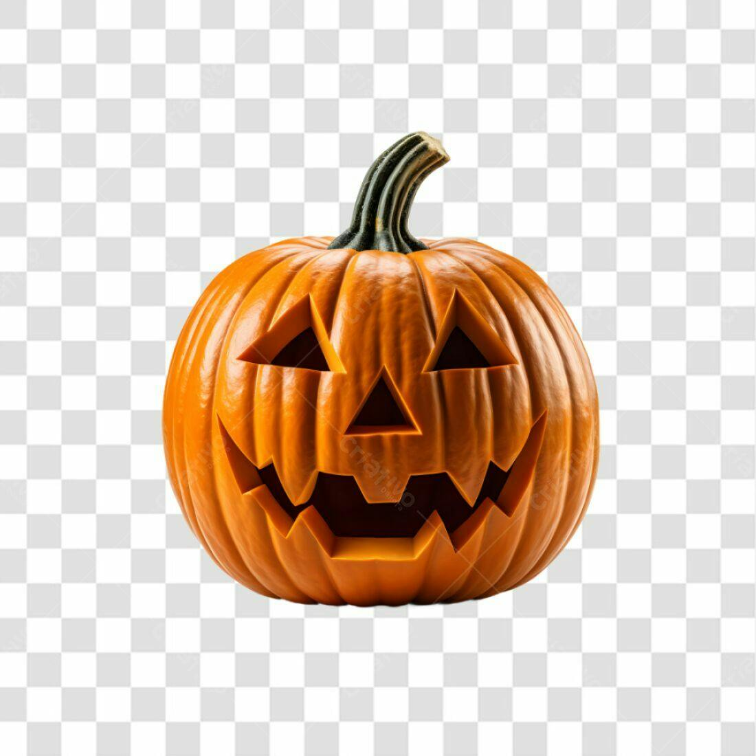 Icone Abóbora Halloween PNG com fundo transparente