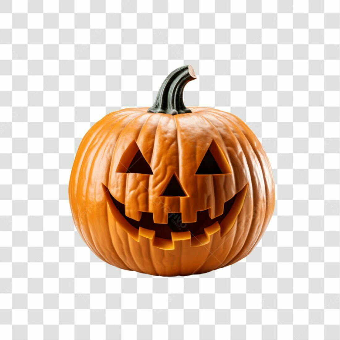 Icone Abóbora Halloween PNG com fundo transparente