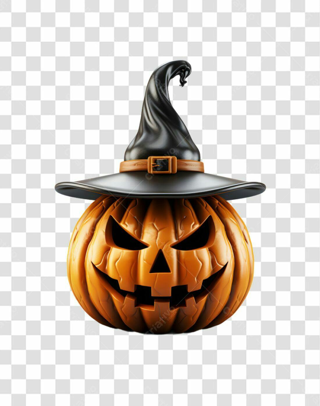 Icone Abóbora Halloween PNG com fundo transparente