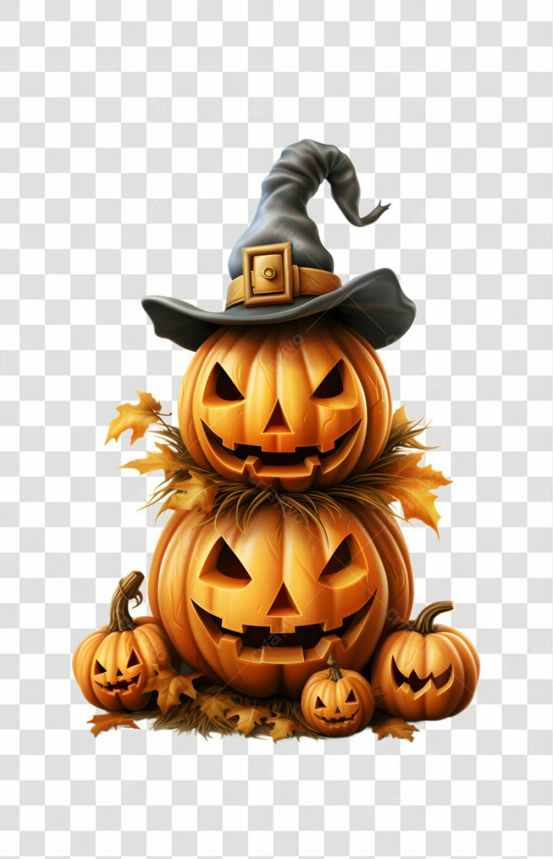 Icone Halloween Abóbora PNG com fundo transparente