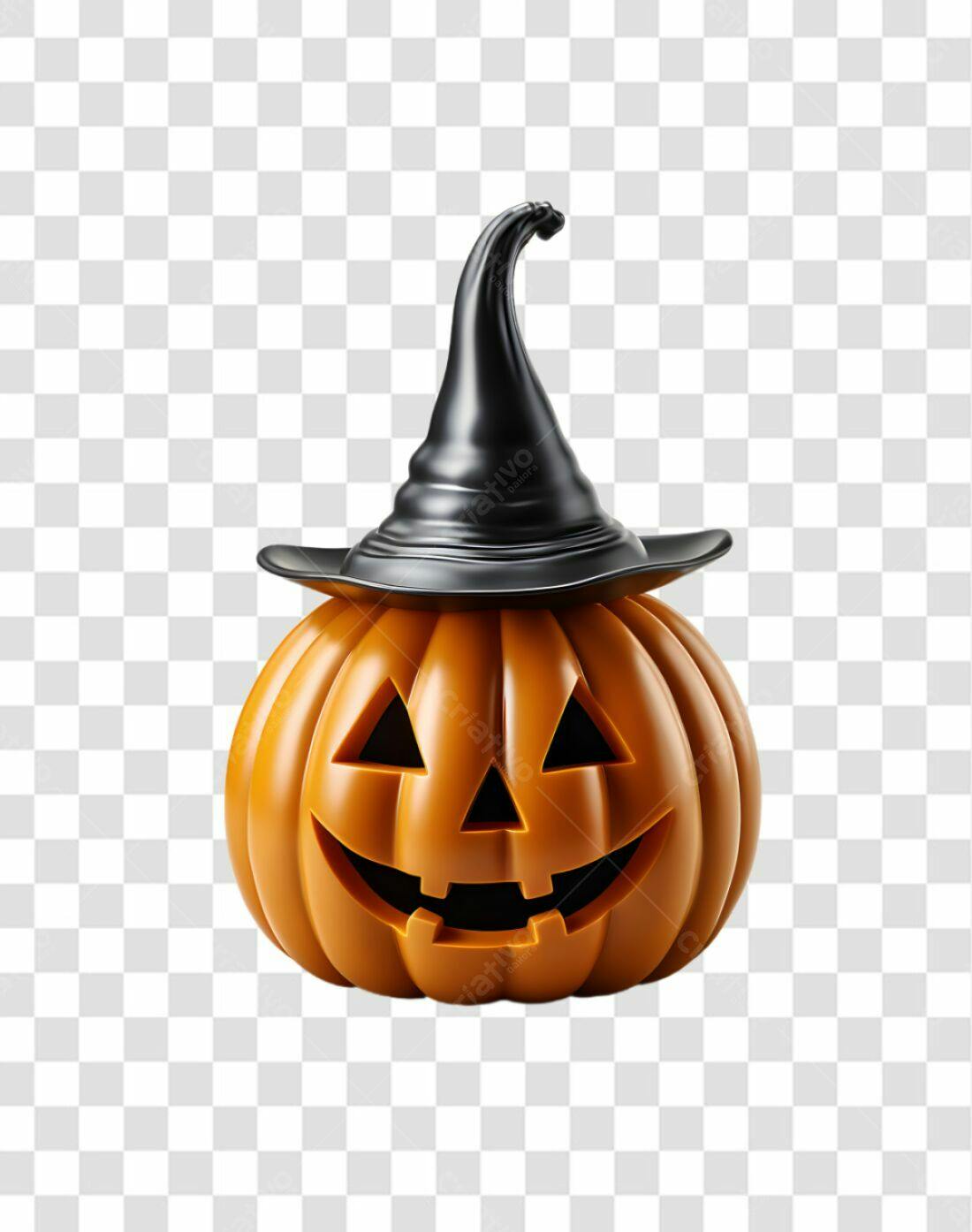 Icone Abóbora Halloween PNG com fundo transparente