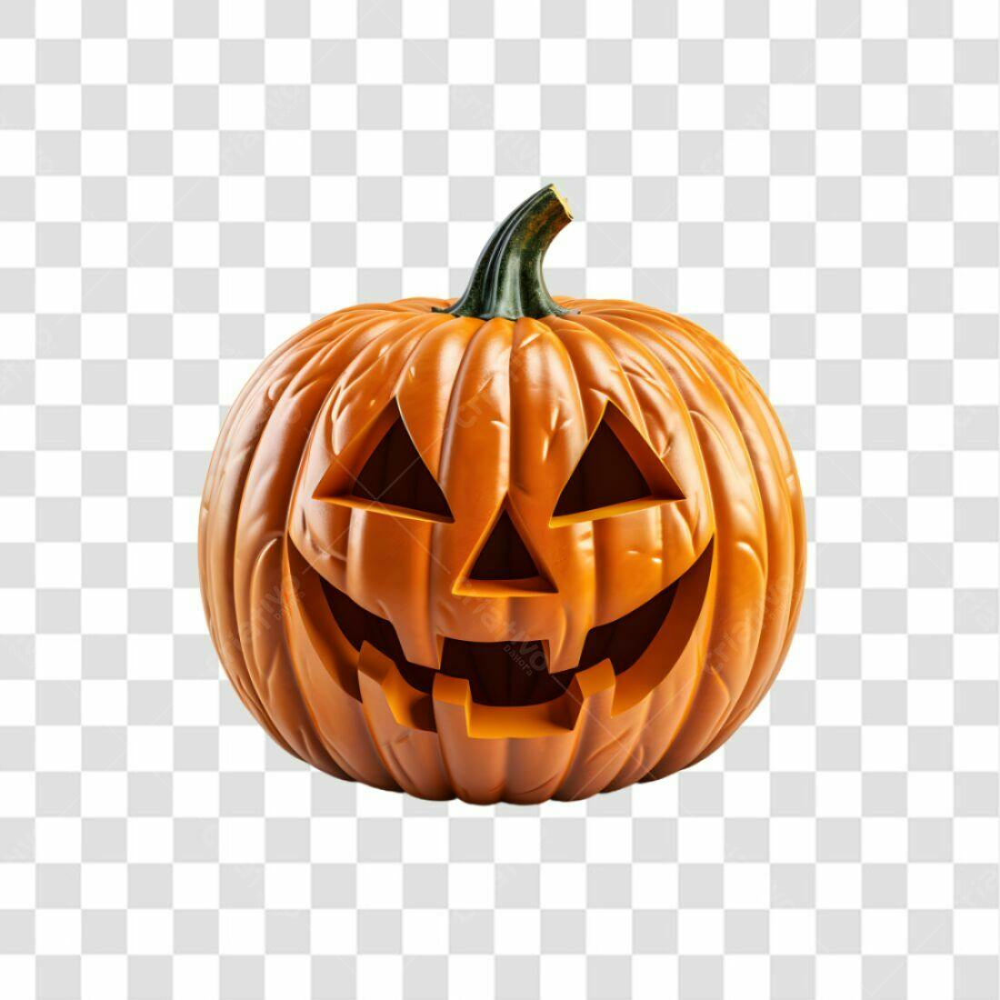 Icone Abóbora Halloween PNG com fundo transparente