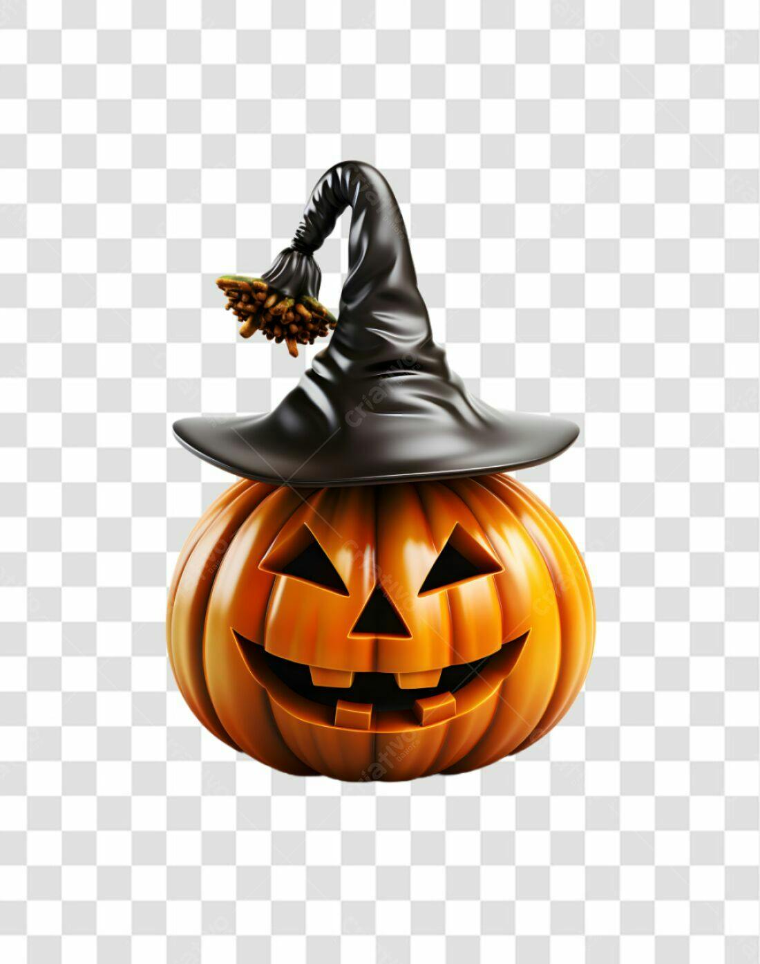 Icone Abóbora Halloween PNG com fundo transparente