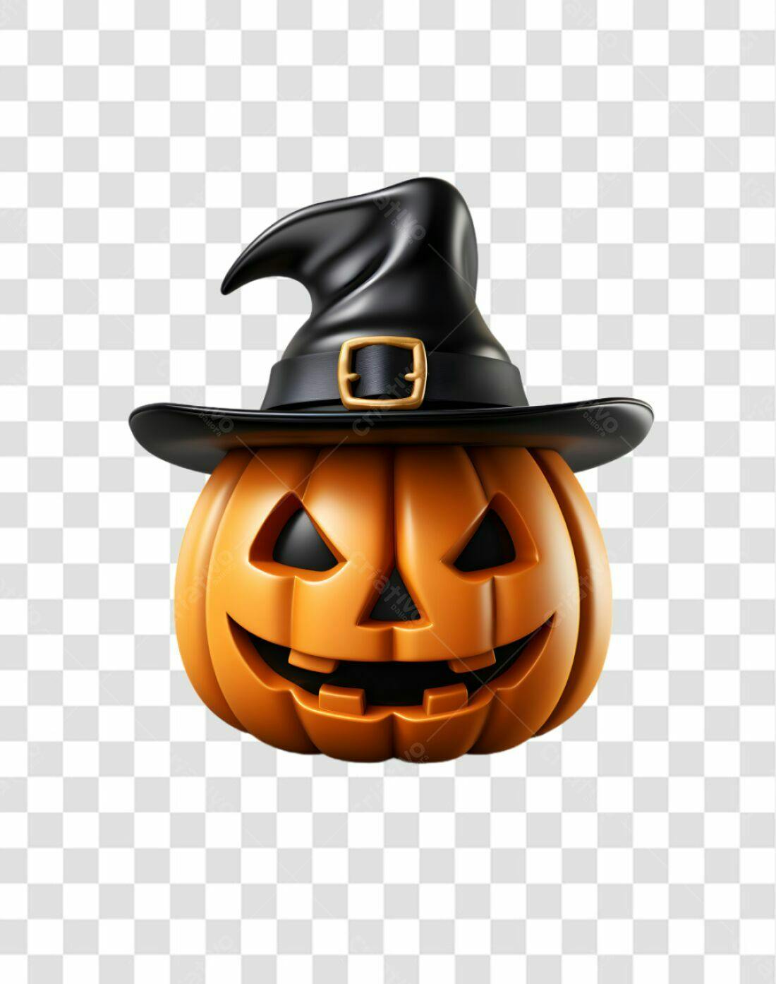 Icone Abóbora Halloween PNG com fundo transparente