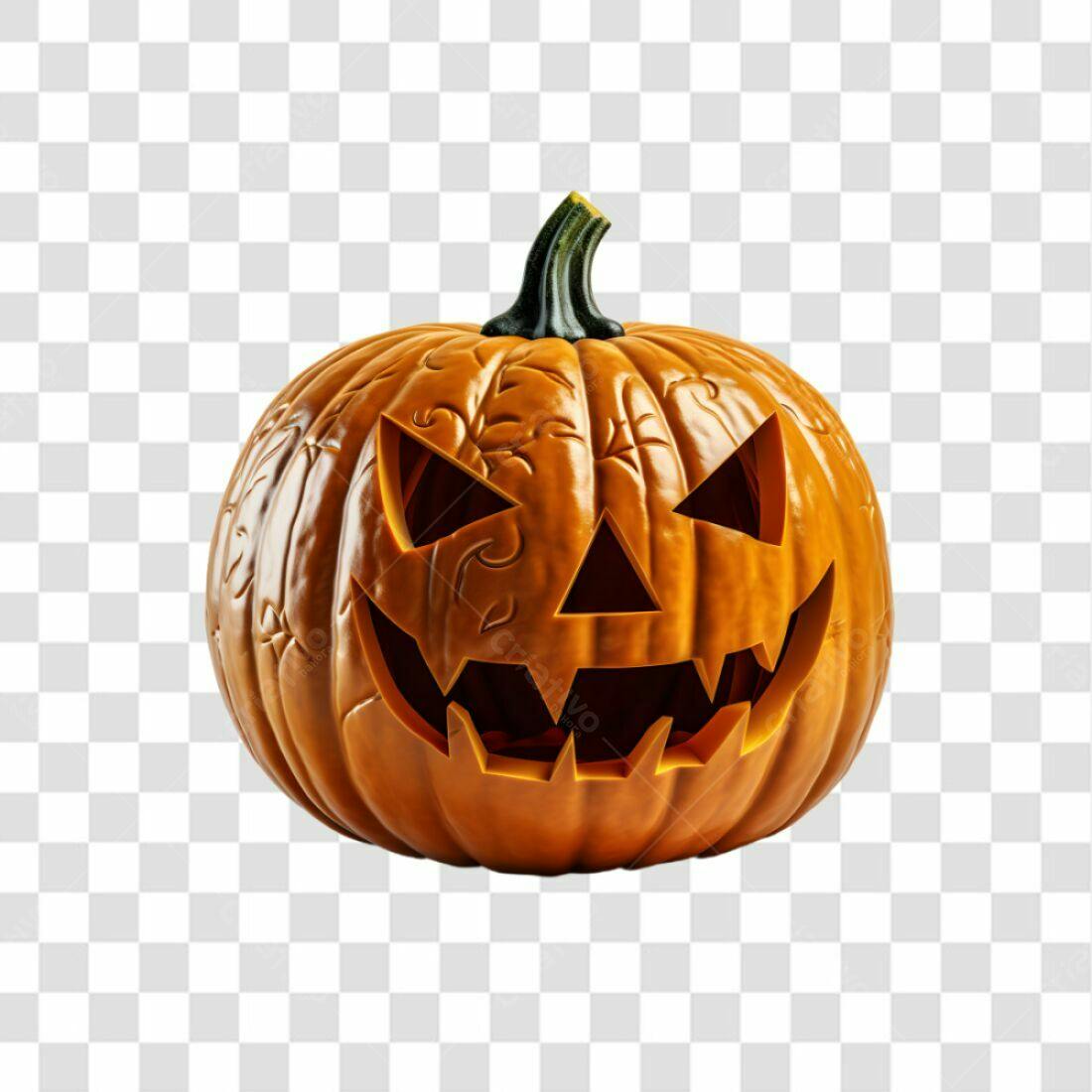 Icone Abóbora Halloween PNG com fundo transparente