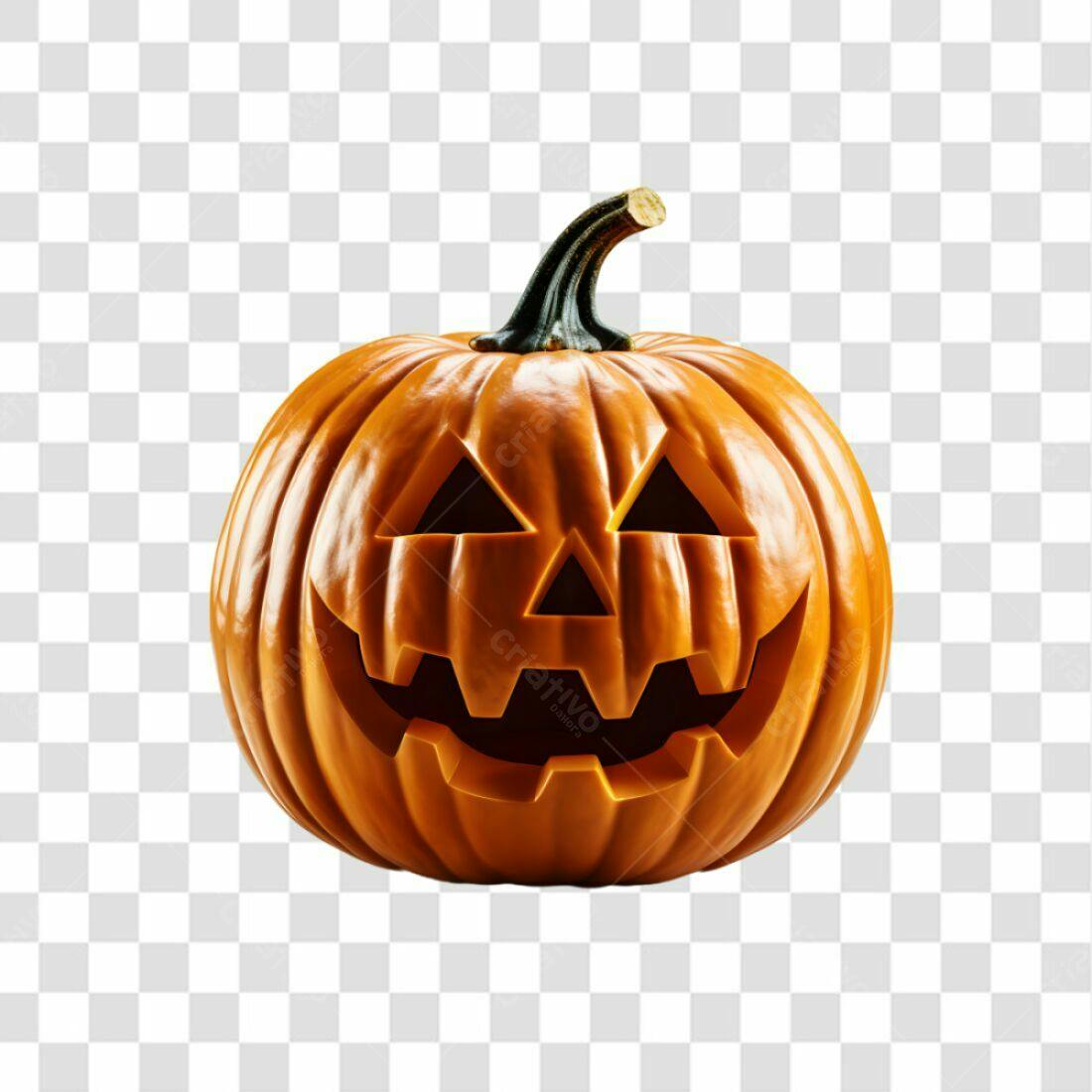 Icone Abóbora Halloween PNG com fundo transparente
