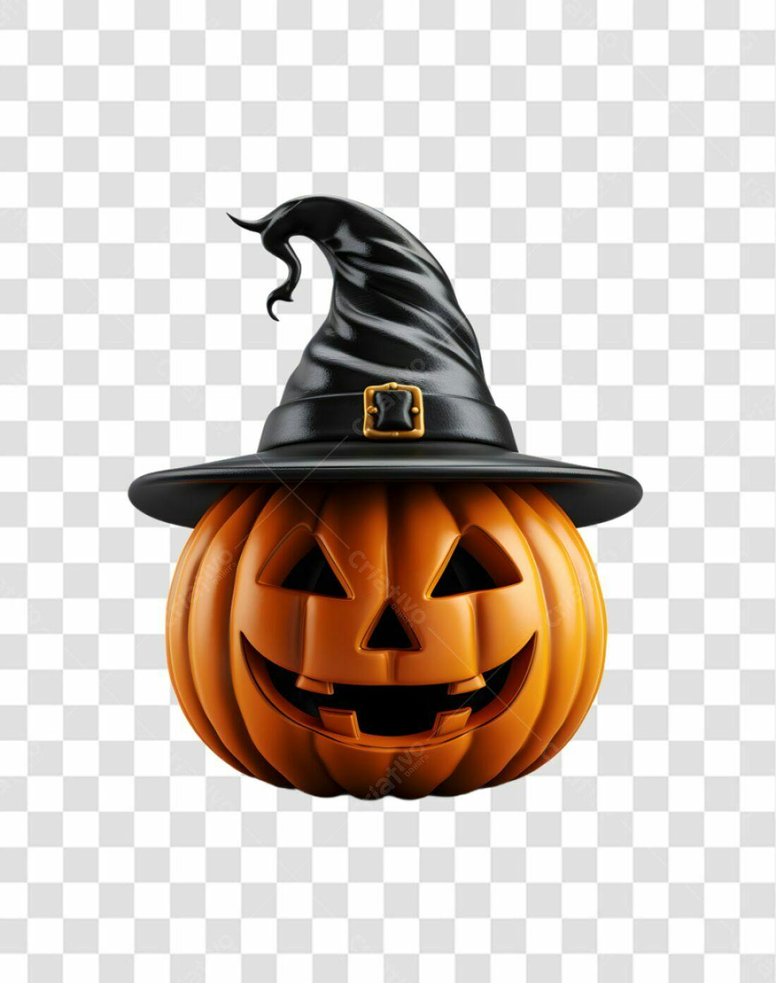 Icone Abóbora de Halloween PNG com fundo transparente