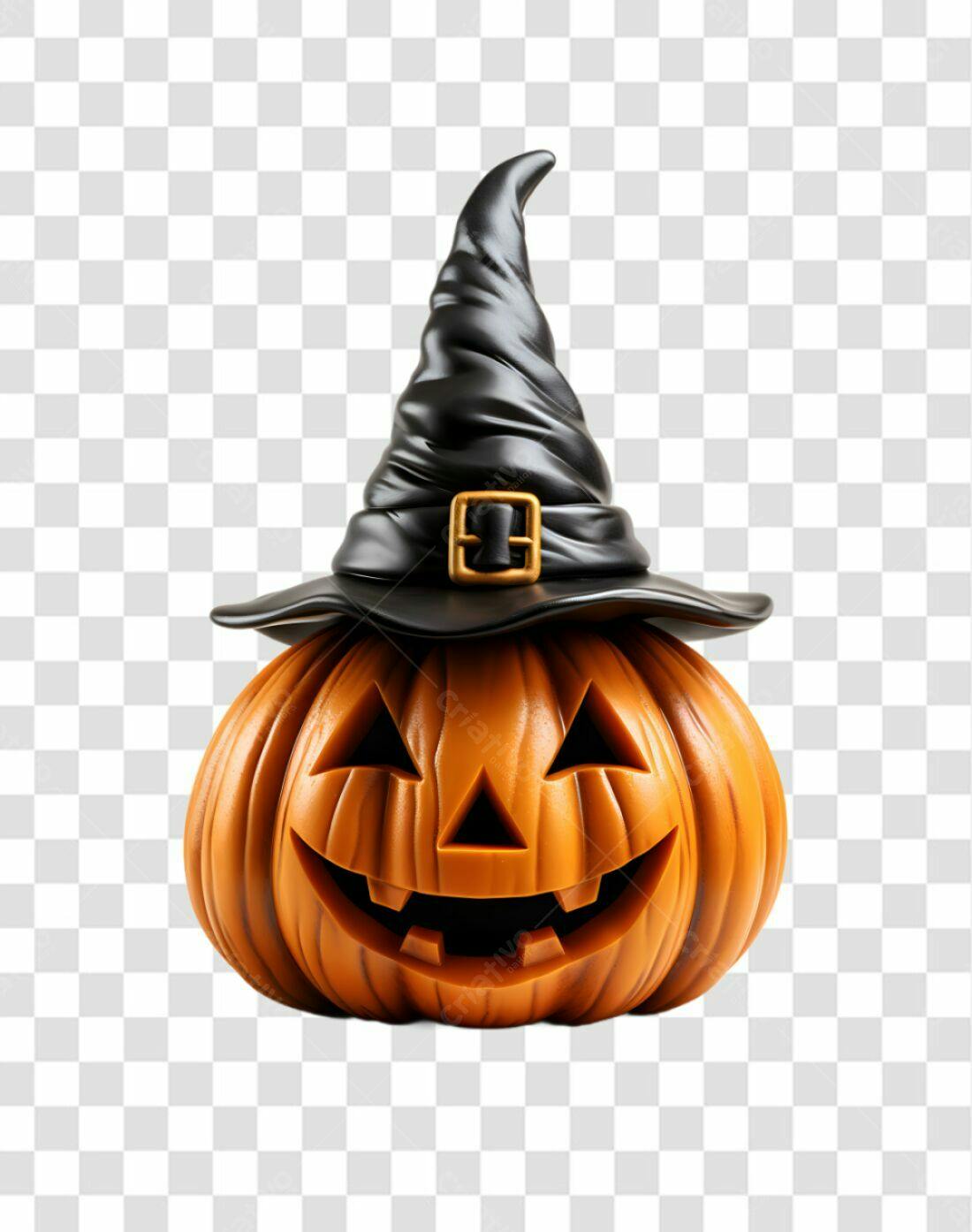 Icone Abóbora Halloween PNG com fundo transparente