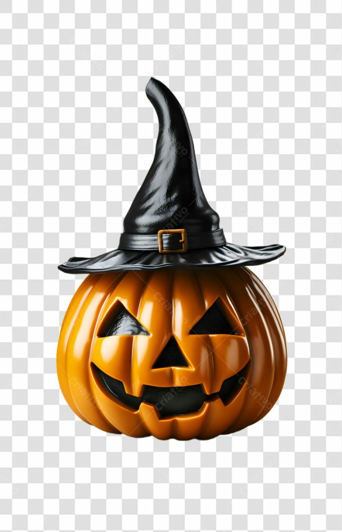 Icone Abóbora Halloween PNG com fundo transparente