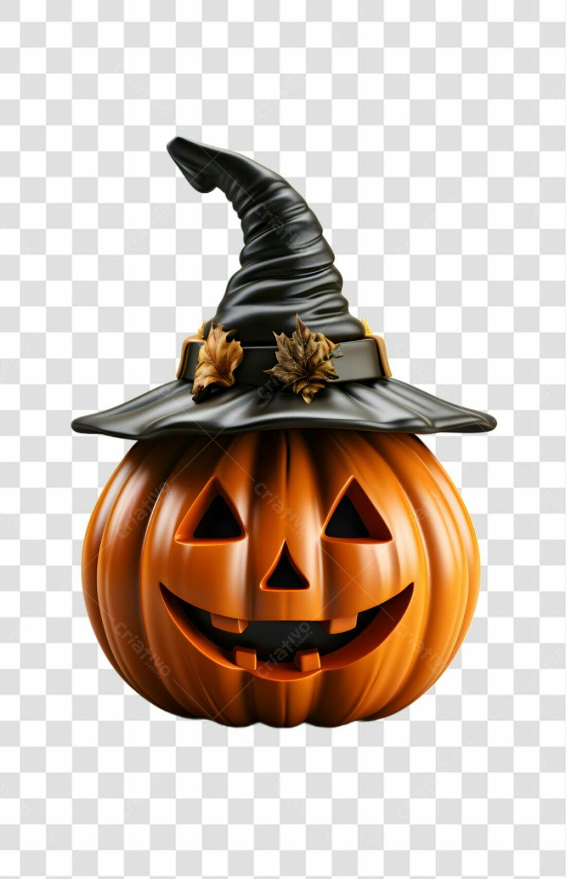 Icone Abóbora Halloween PNG com fundo transparente