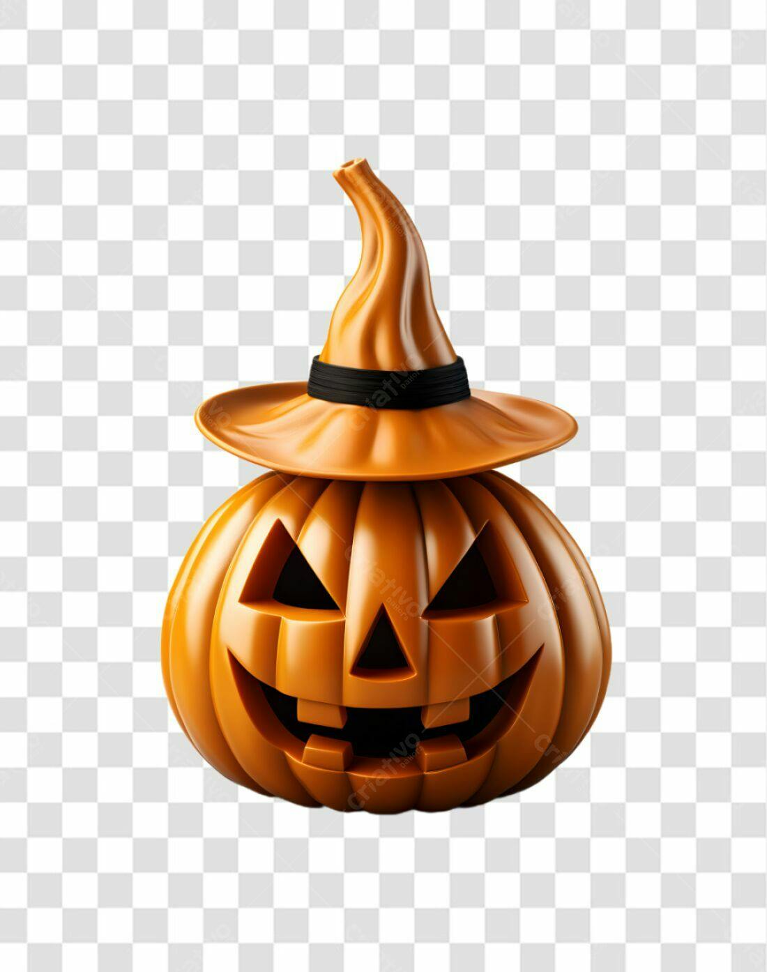 Icone Abóbora Halloween PNG com fundo transparente