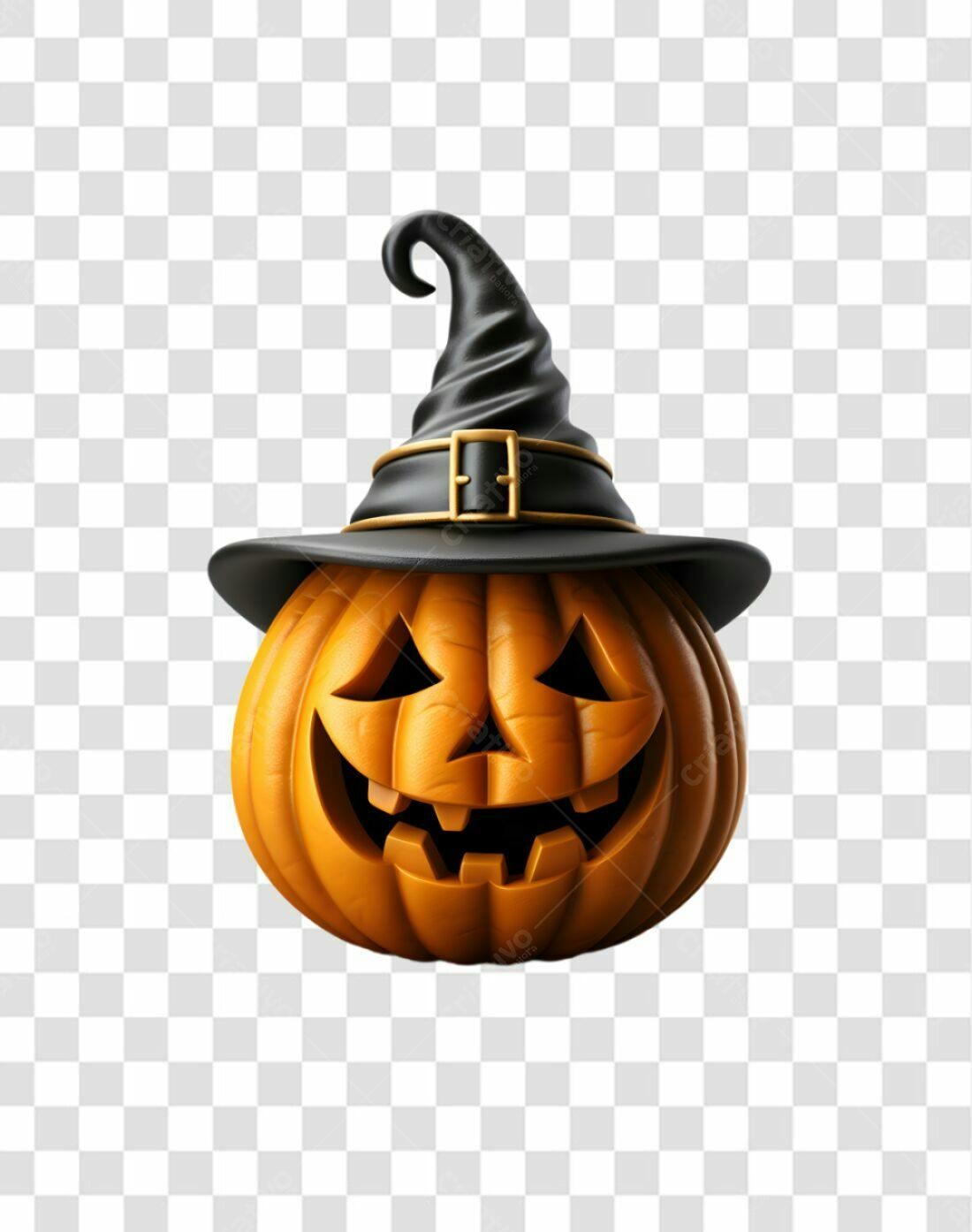 Icone Abóbora Halloween PNG com fundo transparente
