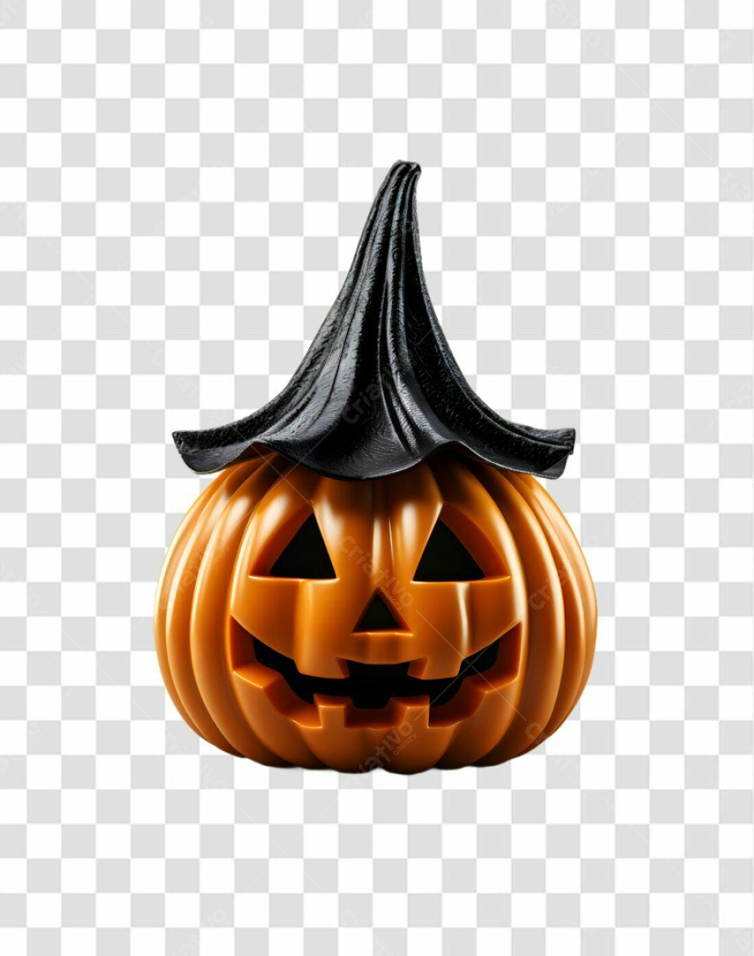 Icone Abóbora de Halloween PNG com fundo transparente